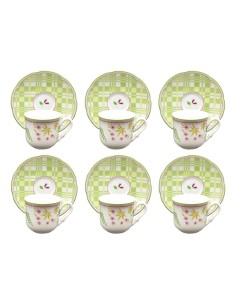 TOGNANA SET 6 TAZZE CAFFÈ 10 CL IN PORCELLANA - POEMA...