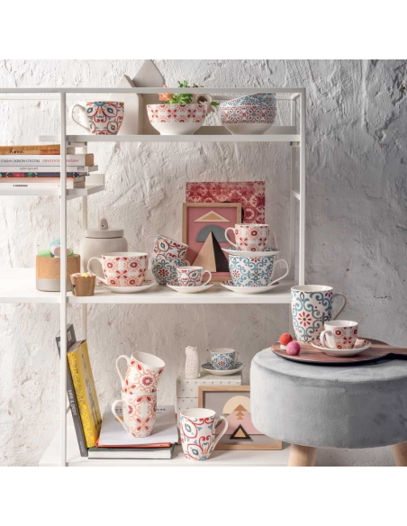 TOGNANA SET 6 TAZZINE CAFFÉ 8 CL IN PORCELLANA - IRIS RIBEIRA