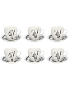 TOGNANA SET 6 TAZZINE CAFFÉ 8 CL IN PORCELLANA -...