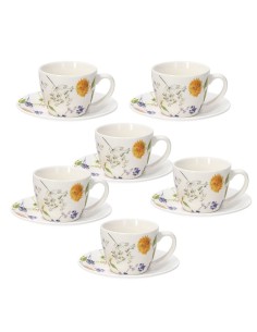 TOGNANA SET 6 TAZZINE CAFFÉ 80 ML IN PORCELLANA - IRIS...