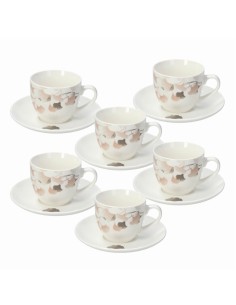 TOGNANA SET 6 TAZZINE CAFFÉ 80 ML IN PORCELLANA - IRIS...