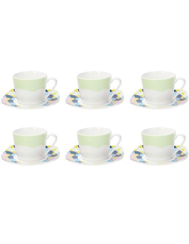TOGNANA SET 6 TAZZINE CAFFÉ 9 CL IN PORCELLANA...