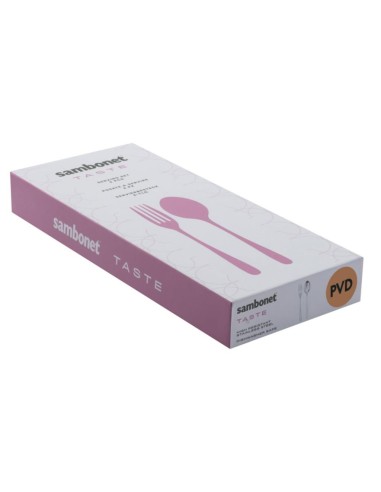 SAMBONET COFANETTO POSATE A SERVIRE - TASTE PVD...