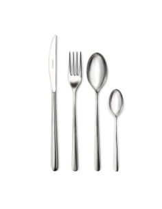 SERAFINO ZANI SERVIZIO POSATE 24 PEZZI IN ACCIAIO INOX -...