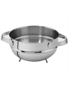SERAFINO ZANI COLAPASTA  Ø 24 CM IN ACCIAIO INOX - AL DENTE