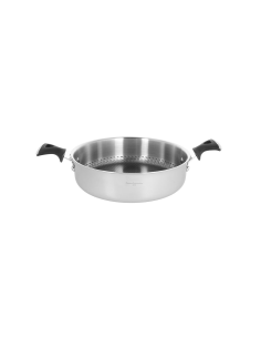 ANDREA FONTEBASSO TEGAME ANTIADERENTE IN ACCIAIO INOX -...