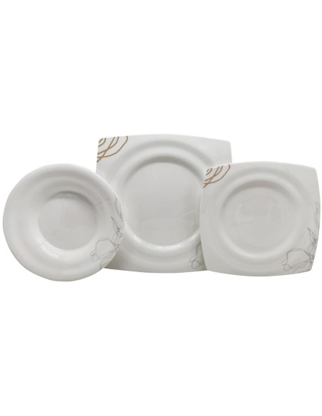 ANDREA FONTEBASSO SERVIZIO PIATTI 39 PEZZI - AQUA EDEN