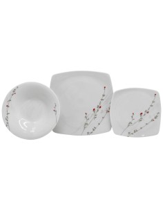 ANDREA FONTEBASSO SERVIZIO PIATTI 55 PEZZI - ENERGY FLORAL