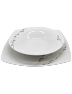 ANDREA FONTEBASSO SERVIZIO PIATTI 55 PEZZI - ENERGY FLORAL 2