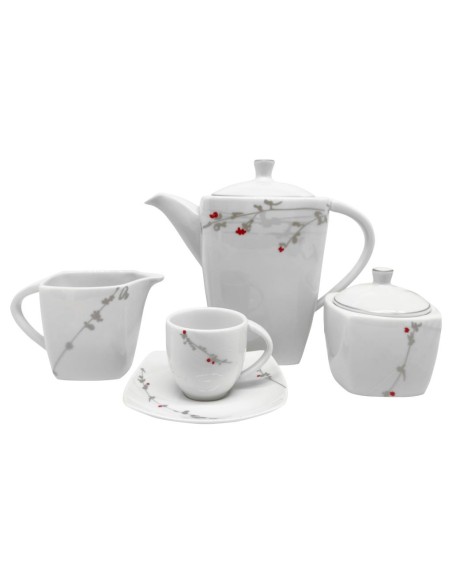 ANDREA FONTEBASSO SERVIZIO PIATTI 55 PEZZI - ENERGY FLORAL