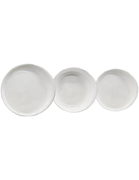 ANDREA FONTEBASSO SERVIZIO PIATTI 55 PEZZI - EGO LEAF PLATINO