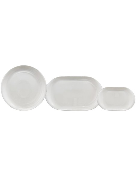 ANDREA FONTEBASSO SERVIZIO PIATTI 55 PEZZI - EGO LEAF PLATINO