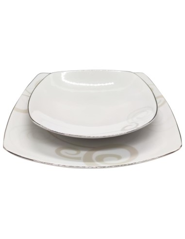 ANDREA FONTEBASSO SERVIZIO PIATTI 38 PEZZI -...