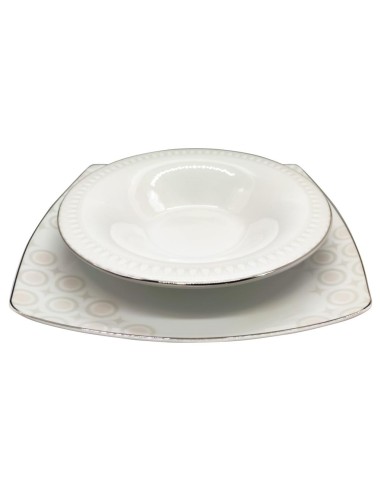 ANDREA FONTEBASSO SERVIZIO PIATTI 55 PEZZI -...