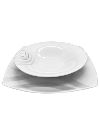 ANDREA FONTEBASSO SERVIZIO PIATTI 55 PEZZI -...