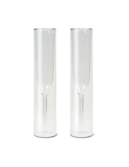 WD LIFESTYLE SET 2 CALICI FLUTE 15 CL IN VETRO BOROSILICATO