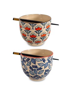 WD LIFESTYLE SET 2 CIOTOLE RAMEN + BACCHETTE IN CERAMICA