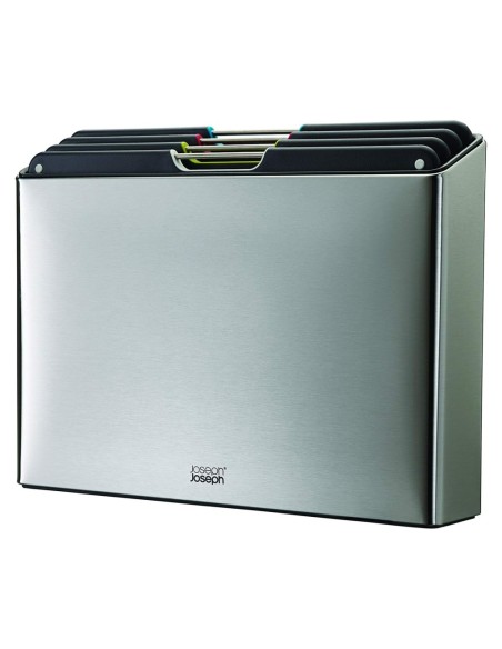 JOSEPH JOSEPH 4 TAGLIERI CON CUSTODIA IN ACCIAIO INOX 34X24 CM - FOLIO