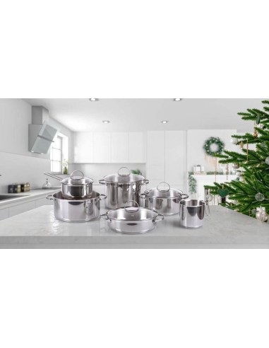 MONETA CASSERUOLA 1 MANICO IN ACCIAIO INOX -...