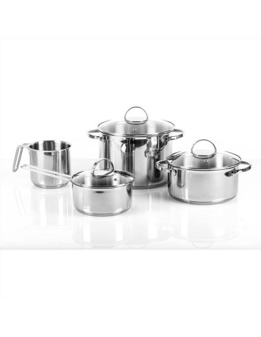 MONETA BATTERIA 7 PEZZI IN ACCIAIO INOX - ALLEGRO