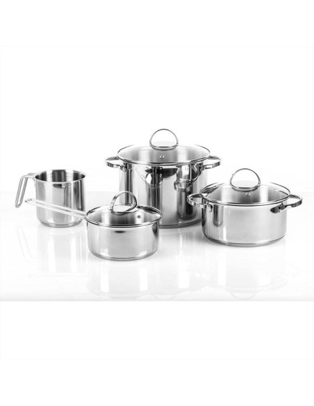 MONETA BATTERIA 7 PEZZI IN ACCIAIO INOX - ALLEGRO