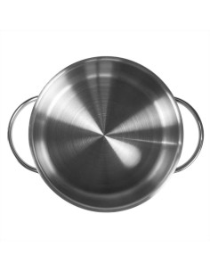 MONETA CASSERUOLA ALTA 2 MANIGLIE IN ACCIAIO INOX - ALLEGRO 2