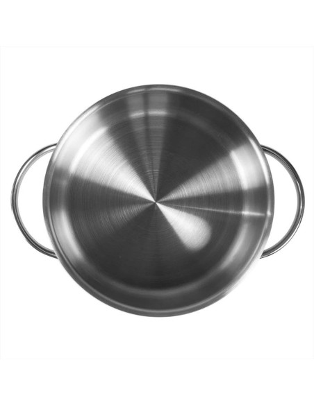 MONETA CASSERUOLA ALTA 2 MANIGLIE IN ACCIAIO INOX - ALLEGRO