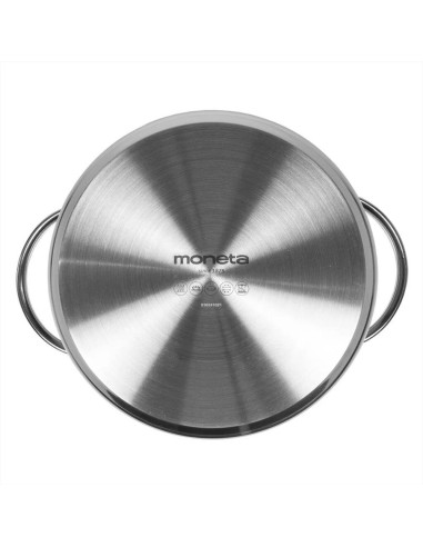 MONETA TEGAME 2 MANIGLIE IN ACCIAIO INOX - ALLEGRO