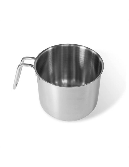 MONETA BOLLILATTE Ø14 CM 1 MANICO IN ACCIAIO INOX - ALLEGRO