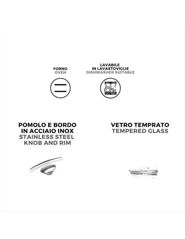 MONETA COPERCHIO IN VETRO TEMPERATO E ACCIAIO...