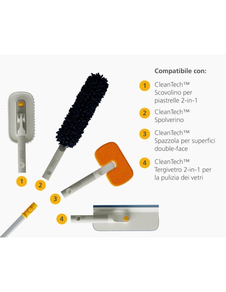 JOSEPH JOSEPH MANICO ESTENDIBILE 61/86 CM - CLEANTECH