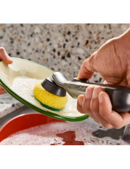 JOSEPH JOSEPH SET SPAZZOLA PER PIATTI CON DISPENSER E RICAMBIO - SINKTECH