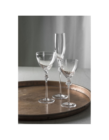 ROGASKA SET 2 CALICI ACQUA 23 CM IN CRISTALLO -...