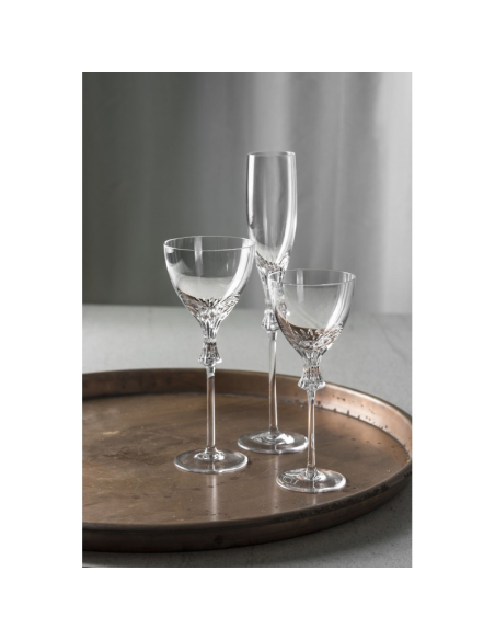 ROGASKA SET 2 CALICI ACQUA 23 CM IN CRISTALLO - ST.DENISE