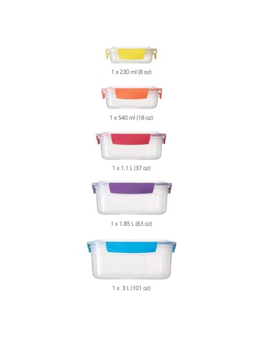 JOSEPH JOSEPH SET 5 CONTENITORI SALVA SPAZIO -...