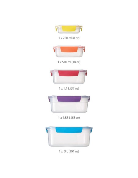 JOSEPH JOSEPH SET 5 CONTENITORI SALVA SPAZIO - NEST
