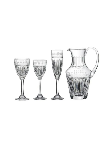 ROGASKA SERVIZIO CALICI 32 PEZZI IN CRISTALLO -...