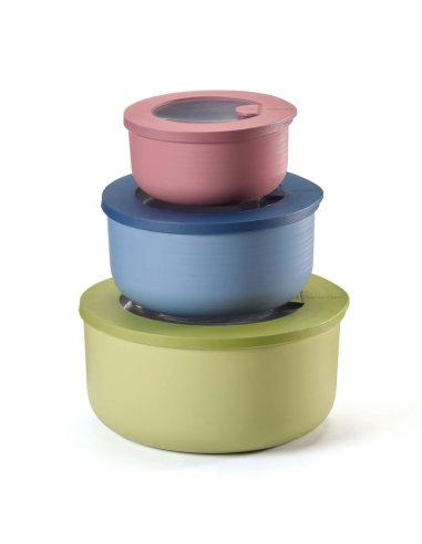 GUZZINI SET 3 CONTENITORI CON COPERCHI -...