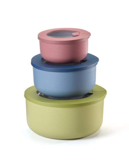 GUZZINI SET 3 CONTENITORI CON COPERCHI - STORE&MORE