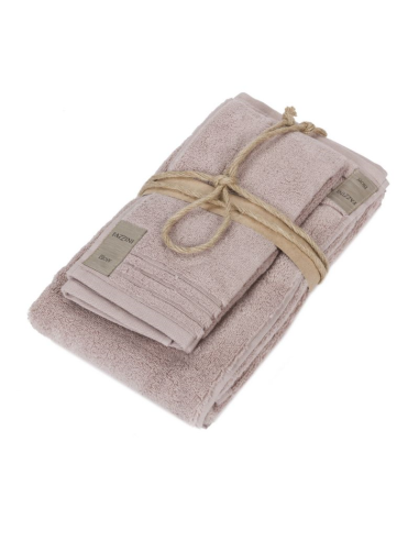 FAZZINI SET 2 ASCIUGAMANI VISO E OSPITE IN...