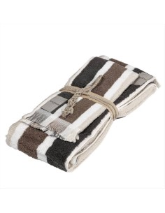 FAZZINI SET 2 ASCIUGAMANI IN SPUGNA 100% COTONE - GRADAZIONI