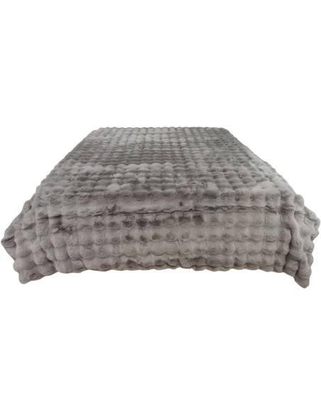 RIVIERA PLAID ECOPELLICCIA VELLUTO 210 X 240 CM - ZORBA