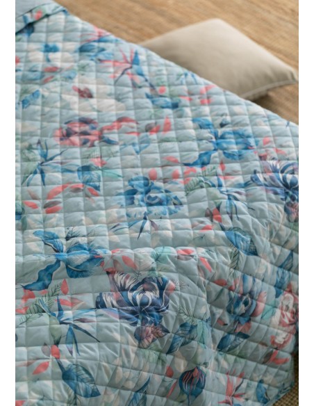 RIVIERA QUILT MATRIMONIALE 260 X 270 CM IN COTONE - HIBIS