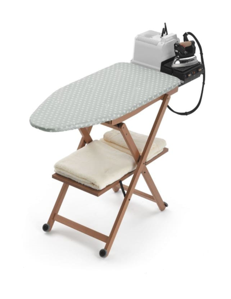 ARREDAMENTI ITALIA TAVOLA DA STIRO REGOLABILE IN LEGNO - STIROCOMODO