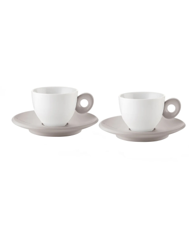 GUZZINI SET 2 TAZZINE CAFFÈ 50 ML CON PIATTINO...