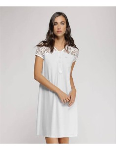 LIU JO CAMICIA DA NOTTE DONNA SERAFINO MEZZA MANICA -...