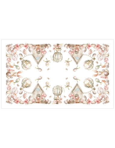 DIGITAL LAB TOVAGLIA IN PANAMA DI COTONE - PINK...