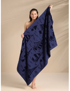 NOIDINOTTE TELO MARE IN SPUGNA VELOUR RASATO 90 X 170 CM