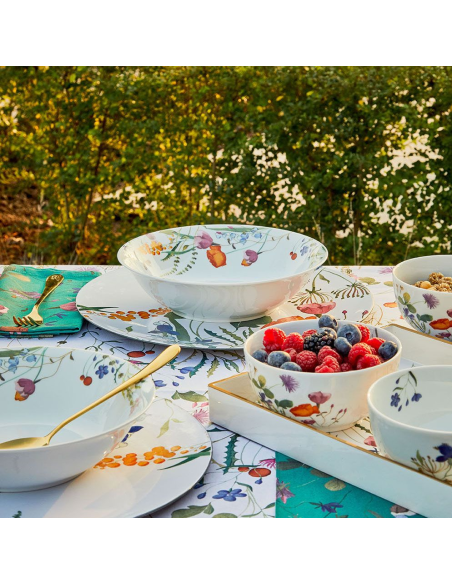 ANDREA FONTEBASSO PIATTO PORTATA TONDO Ø 31 CM - ATOLLO FLORA