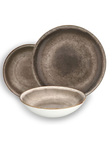 ANDREA FONTEBASSO SERVIZIO PIATTI 18 PEZZI -...